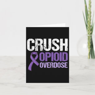 Opioid Overdose Awareness Warrior Survivor 11 Card