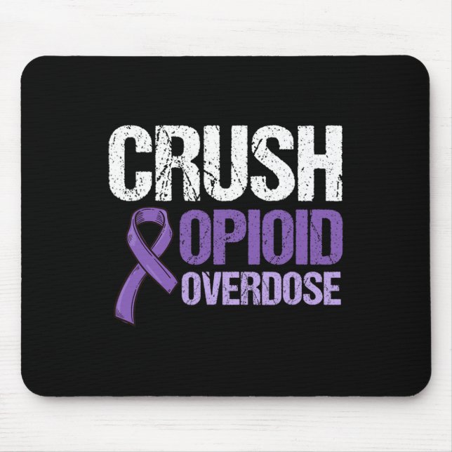 Opioid Overdose Awareness Warrior Survivor 11 Mouse Mat (Front)