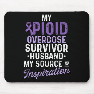 Opioid Overdose Awareness Warrior Survivor 17 Mouse Mat