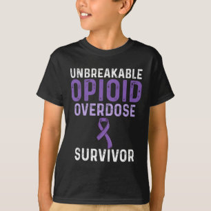 Opioid Overdose Awareness Warrior Survivor 19 T-Shirt