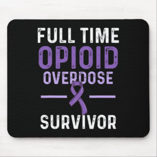 Opioid Overdose Awareness Warrior Survivor 26 Mouse Mat