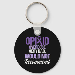 Opioid Overdose Awareness Warrior Survivor 32 Key Ring