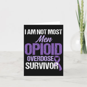 Opioid Overdose Awareness Warrior Survivor 41  Card