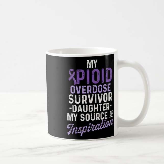 Opioid Overdose Awareness Warrior Survivor 43  Coffee Mug (Right)