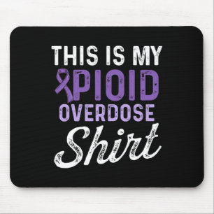 Opioid Overdose Awareness Warrior Survivor 61 Mouse Mat