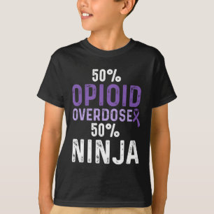 Opioid Overdose Awareness Warrior Survivor 8 T-Shirt