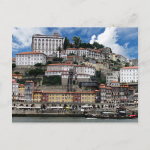 Oporto buildings typical from Portugal Postcard