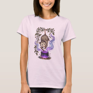 Opossum Cauldron Potion Shirt Witchy Trash Panda 