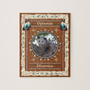 Opossum Diversion Energy Jigsaw Puzzle