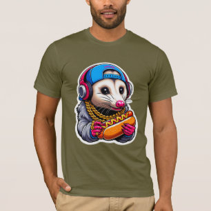 OPOSSUM EATING HOT DOG 5 T-Shirt