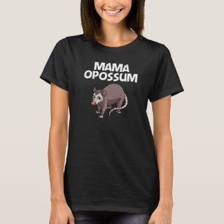 Opossum For Women Mom Awesome Possum Support Anima T-Shirt