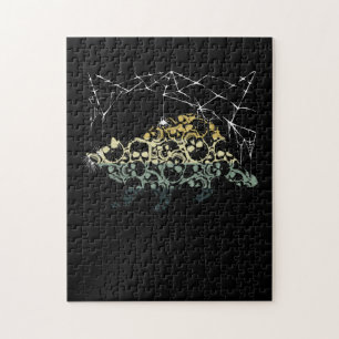 OPOSSUM Halloween Skeleton Skull Vintage Retro Jigsaw Puzzle