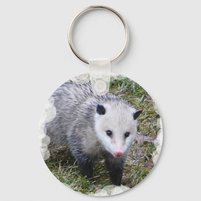Opossum Key Ring (Front)