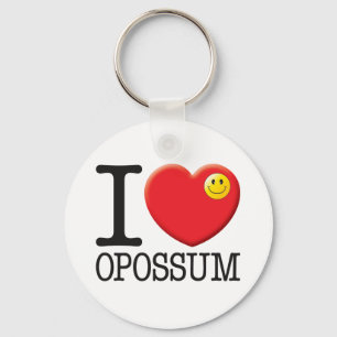 Opossum Key Ring
