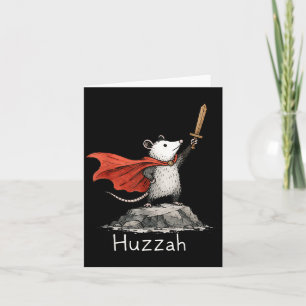 Opossum Knight Mediaeval Fair Possum Meme Weird Mu Card