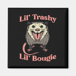 Opossum Lil Trashy Bougie Possum Street Cat Men Wo Magnet