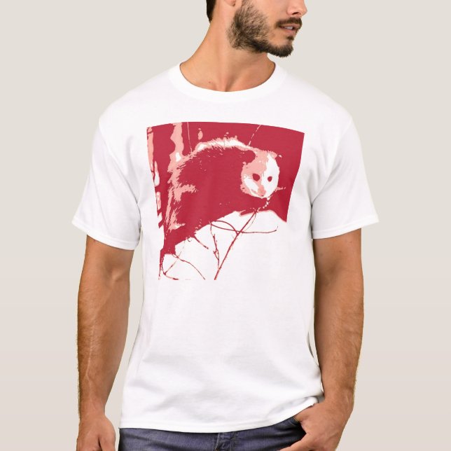 Opossum Pop Art T-Shirt (Front)