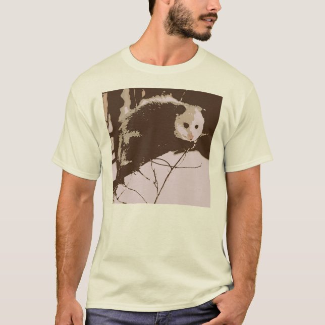 Opossum Pop Art T-Shirt (Front)