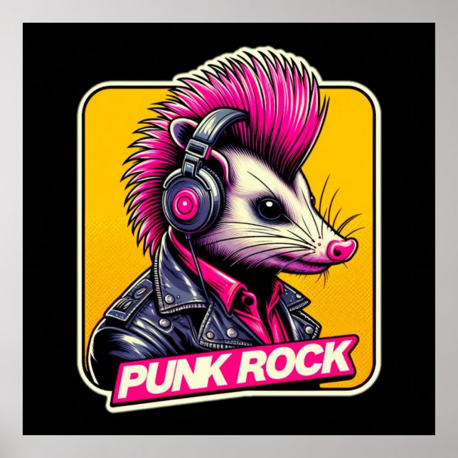 OPOSSUM-PUNK ROCK PINK 3 POSTER (Front)