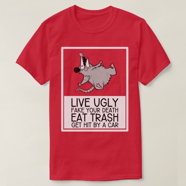 Opossum Quotes 33 T-Shirt (Design Front)