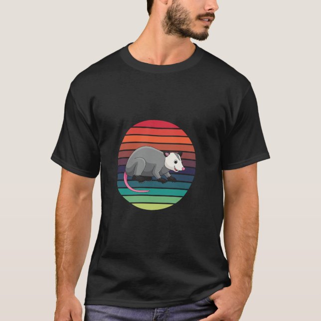 Opossum Retro T-Shirt (Front)