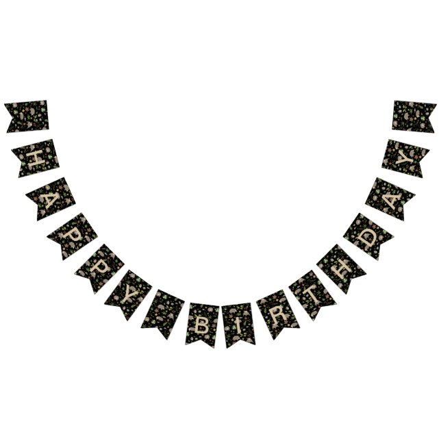 Opossums in a Berry Field in Black Bunting (All)