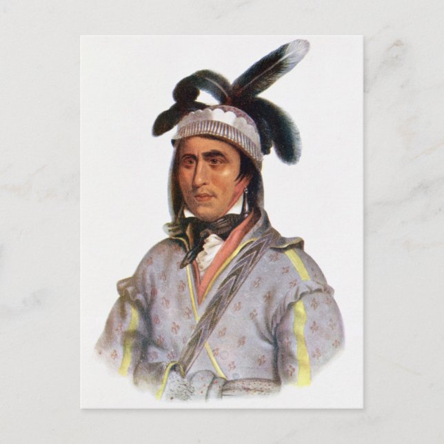 Opothle-Yoholo, a Creek Chief Postcard (Front)