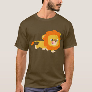 Opportunistic Cartoon Lion T-shirt