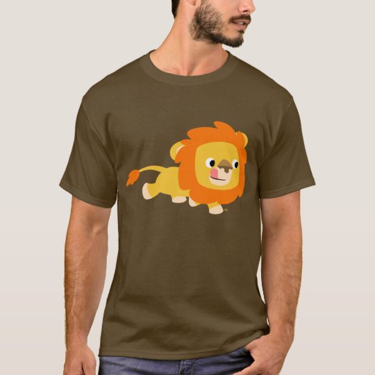 Opportunistic Cartoon Lion T-shirt