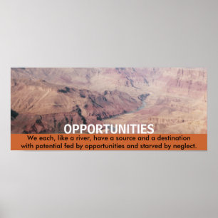 Opportunities (canyon river) Print