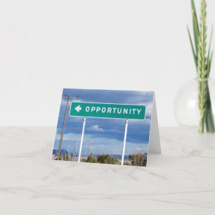 Opportunity Blank Card