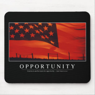 Opportunity: Inspirational Quote Mouse Mat