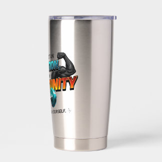 Opportunity Not Obligation Gym Quote Insulated Tumbler
