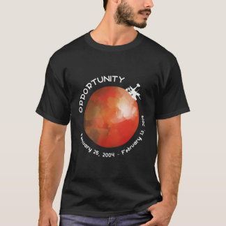 Opportunity Rover 2004 2019 Mars Mission Rip Desig T-Shirt