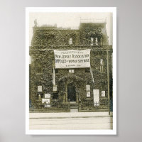 Opposed to Woman Suffrage Vintage Style Poster