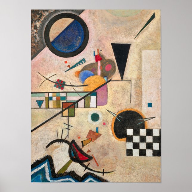 Opposing Accords, 1924 by Wassily Kandinsky Poster (Front)