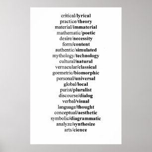 Opposite Concepts Poster