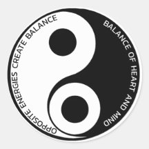 Opposite Energies, Create Balance Yin Yang