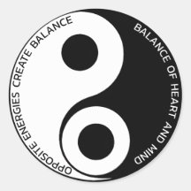 Opposite Energies, Create Balance Yin Yang