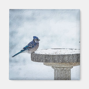 Opposite Sides Painterly Magnet