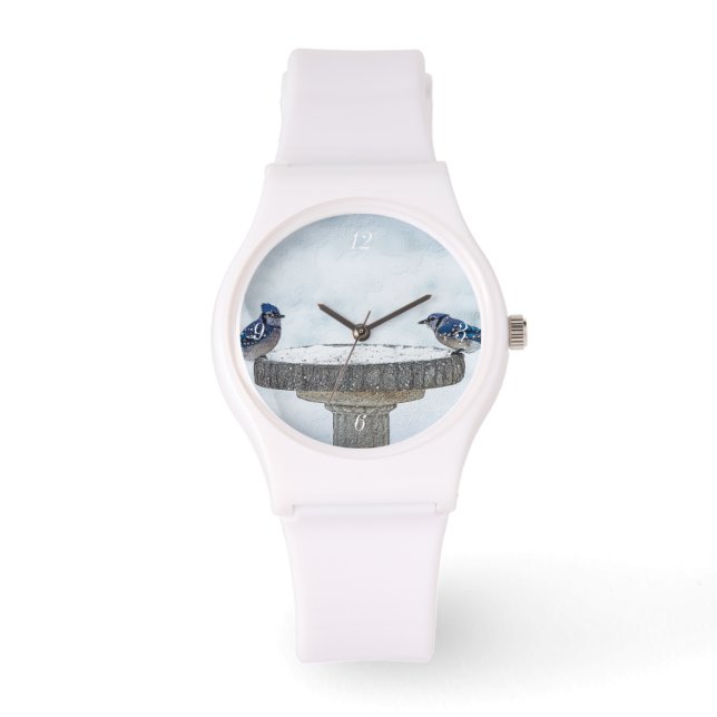 Opposite Sides Painterly Watch (Front)