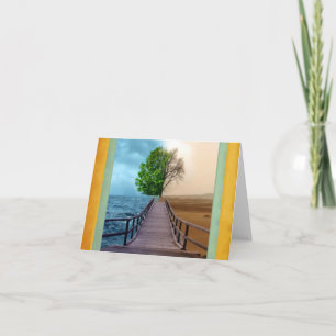Opposite Views Note Card