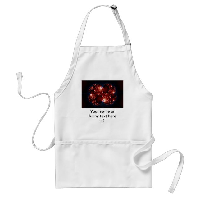 Opposites Attract - Fractal Art Standard Apron (Front)