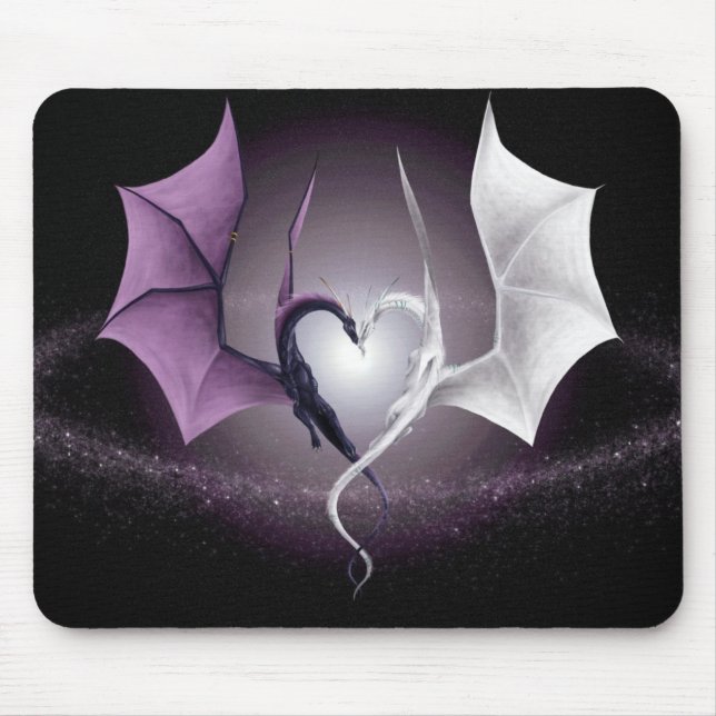 Opposites Attract Mouse Mat (Front)