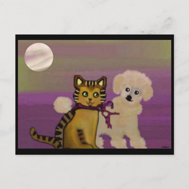 Opposites Attract Postcard (Front)