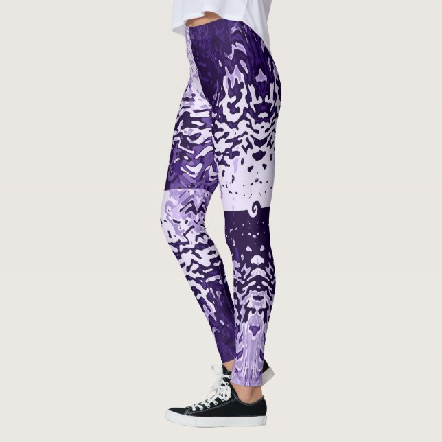 Opposites Attract Purple Leggings (Left)