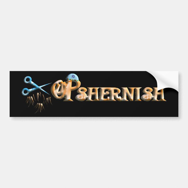 Opshernish Bumper Sticker (Front)