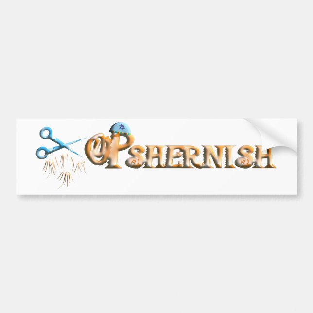Opshernish Bumper Sticker (Front)