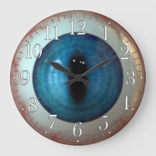 Opthalmologist Eye Doctor Weird Fun Blue Eye Clock
