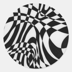 Optic #1 by Michael Moffa c1991 Classic Round Sticker